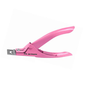ที่ตัดเล็บปลอมสแตนเลส สำหรับทำเล็บมือและเล็บเท้า สีชมพู สำหรับมืออาชีพ - Product Image 3