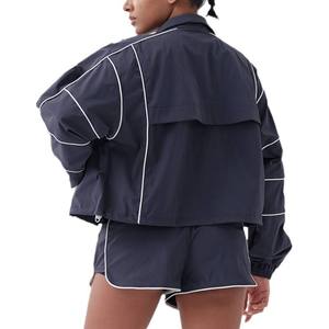 New Warm Waterproof Windbreaker Hooded Casual Tracksuit Set Blank Organic Cotton Plain Mens <b>Reflective</b> Regular Fit - Product Image 3