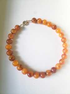 สร้อยคอลูกปัดสีแดงแฟชั่นสตรีไข่มุกธรรมชาติเรซิ่นคลาสสิกเครื่องประดับของขวัญ - Product Image 4
