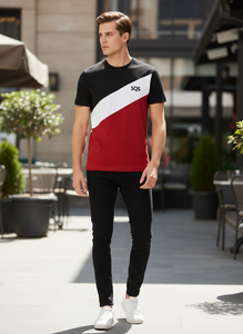 Camiseta Personalizada Pro Club de Manga Corta para Hombre, 100% Algodón, Estampado SQS, Transpirable, de Secado Rápido, Cuello Redondo - Product Image 2