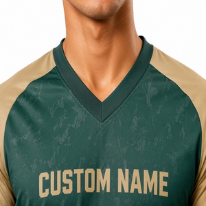 Maillot de sport premium raglan personnalisé pour équipe, maillot athlétique à séchage rapide, t-shirt de performance respirant, t-shirt de sport moderne pour l'entraînement - Product Image 4