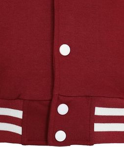Wholesale Custom Men's Winter Varsity Jackets OEM Letterman Premium Cotton Fleece Breathable Embroidered Polyester Lining 160g - Product Image 3