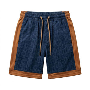 GAF Custom High Quality Men's Casual Running Shorts Double Layer High Waist Drawstring Closure Quick Dry Breathable <b>Board</b> Shorts - Product Image 4