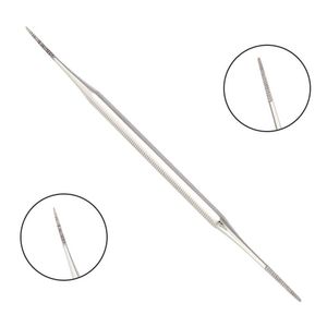 Empujador de Cutículas en Espiral de Acero Inoxidable, Herramienta de Manicura de Doble Punta de Precisión, Precio Razonable - Product Image 1
