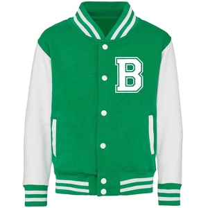 แจ็กเก็ตทีมโรงเรียนแบบวินเทจสำหรับนักศึกษาเสื้อแจ็คเก็ตแขนสั้น - Product Image 1