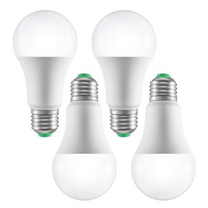 4-Pack 9W Multicolor <span class=keywords><strong>LED</strong></span> Thông Minh Ánh Sáng Bóng Đèn <span class=keywords><strong>800</strong></span> Lumens <span class=keywords><strong>RGB</strong></span> Màu Sắc Thay Đổi Vera Google Trợ Lý Alexa IOS Thông Minh - Product Image 1