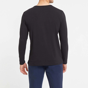Camiseta de Manga Larga para Hombre de Alta Calidad, Diseño Personalizado, Ecológica, de Algodón, con Servicio OEM, Elegante y de Calidad - Product Image 4