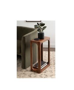 Mesa Auxiliar de Madera Natural que Resalta la Textura Auténtica del Madera con una Resistencia Duradera - Product Image 1