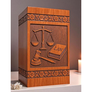 Modern <b>Square</b> Wooden Urn for Ashes Handcrafted Teak Wood Urn for Ashes urn by AYAANS - Product Image 1