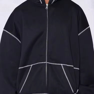 Nueva Llegada Sudadera con Capucha de Gran Gramaje con Logotipo Personalizado, Estilo Vintage y Lavado Ácido para Hombre, Tallas Grandes - Product Image 6