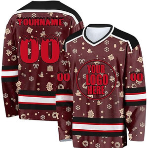 Jersey de Hockey Sublimado de Alta Calidad, Ropa de Entrenamiento Personalizada para Equipos, Ropa Deportiva Transpirable y Duradera - Product Image 1
