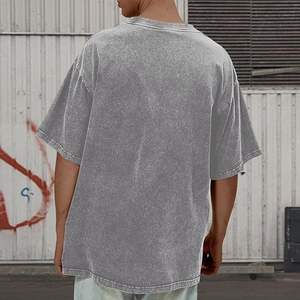 Oversized Graphic Tshirts for Men Acid Wash Los <b>Angeles</b> Vintage Tees Streetwear Baggy Cotton Shirts Casual <b>Tops</b> - Product Image 5