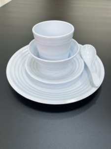 Fabriqué à Taïwan, vaisselle écologique PGT, ensemble de 5 pièces pour un usage quotidien et le camping - Blanc Snow Peak - Product Image 3