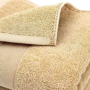 Serviette de Bain de Luxe Haute Qualité Personnalisée 400g à 700g Épaisse Moelleuse Douce en Tissu Éponge pour Salle de Bain, Ensemble de Serviettes 100% Coton OEM ODM - Product Image 4