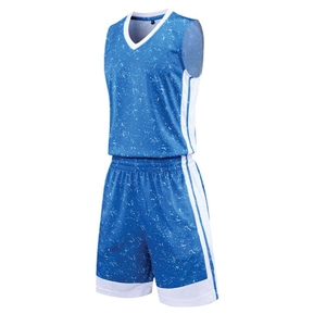 Tenues de basket-ball athlétiques pour hommes, maillot sans manches et short confortables pour les jeux en salle et en extérieur - Product Image 3