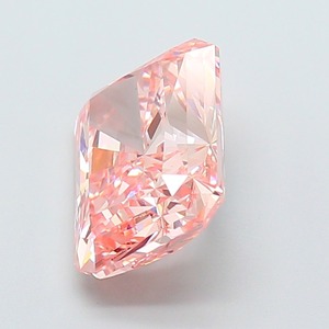 Diamante Rosa Intenso de Corte Radiante de 4.01 Quilates VS1 con Pulido Excelente, Gema Brillante Cultivada en Laboratorio, Piedra de Joyería Fina - Product Image 4