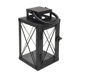 Modern Looking Metal & Glass <b>Lantern</b> In Matt <b>Black</b> Finished Centerpiece For Wedding Outdoor Decor Handmade - Product Image 5