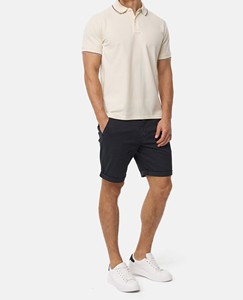 Polo à manches courtes pour homme en coton piqué, anti-rides, décontracté, tricoté, coupe classique, couleur unie - Product Image 3