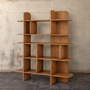 Étagère ouverte personnalisée en teck recyclé, meuble de rangement et de présentation OEM pour acheteurs FCL mondiaux, usine d'exportation Indonésie - Product Image 3