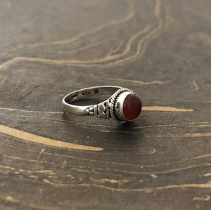 Elegant Designer Carnelian <b>Ring</b> <b>Crafted</b> Sterling Silver For Unisex - Handmade Anti Tarnish Fine Jewelry Wholesale - Product Image 4
