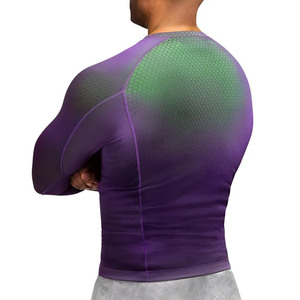 Body Building Spandex Polyester Made <b>Men</b> <b>Compression</b> <b>Shirts</b> Fitness Wear <b>Compression</b> <b>Shirts</b> <b>For</b> <b>Men</b> - Product Image 2