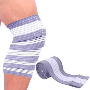Custom Elastic Gym Weight Lifting Powerlifting Heavy Duty Knee <b>Wraps</b> Super Heavy Neoprene Unisex With Low Cost - Product Image 2