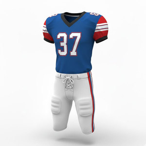 Pantalon de football américain pour hommes, coupe régulière, conçu pour la compétition, l'entraînement et l'utilisation en équipe, manches courtes, respirant - Product Image 6