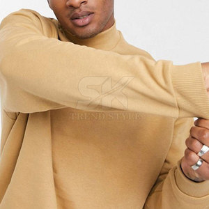 New Design Best <b>Turtle</b> <b>Neck</b> Plain Sweatshirts Low MOQ <b>Turtle</b> <b>Neck</b> Plain Sweatshirts At Wholesale Price Made In Pakistan - Product Image 4