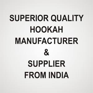 Mini Hookah India MAE Moderna de Vidrio Esmerilado, Hecha a Mano con Seda, Ecológica, Decorativa Urbana, de Una Sola Manguera, Precio al por Mayor - Product Image 1