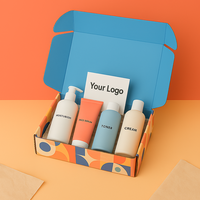Emballages pliables en carton ondulé imprimés recto-verso personnalisés pour crème pour les yeux, vernis à ongles, huile cosmétique, emballages recyclés