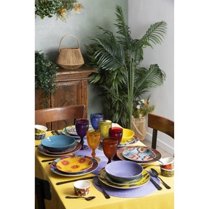 Set di 6 calici Excelsa in plastica rosso diamante da 39 cl per feste - Product Image 3