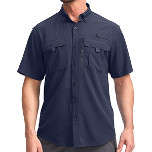 Camisas de pesca cómodas y elegantes para hombre, tela suave al tacto, material elástico, camisas de pesca con la mejor costura para hombre - Product Image 1