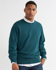 Sudadera Premium para Hombre, Cuello Redondo, Lisa, de Algodón Grueso, Estilo Casual y Urbano, Talla Grande - Product Image 4