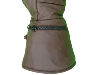 Gants de snowboard unisexes imperméables et isolés pour l'hiver Keven Impex, design à doigts entièrement ouverts, membrane en cuir véritable - Product Image 4