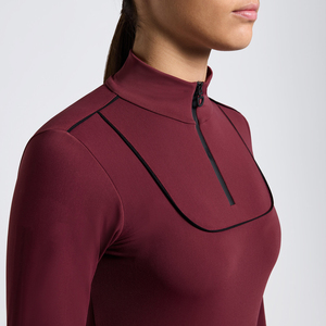 High Quality 4way Stretch Horse Riding Equestrian Shirt Top <b>Base</b> <b>Layer</b> Competition Show Shirt Polo in Soft Feel Technical Fabric - Product Image 1