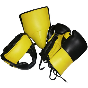 Kit et ensembles de boxe complets en cuir véritable, respirants et protecteurs pour Muay Thai, MMA et entraînement avec options personnalisables - Product Image 1