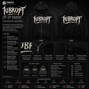 Unisex Winter 430gsm 100% Cotton Fleece Oversized Regular Fit Embroidered Hoodie - Product Image 6