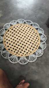 Napperons en raphia naturel tissés à la main en vrac, écologiques, rustiques, pour la décoration de table de cuisine et de salle à manger, collection export - Product Image 3
