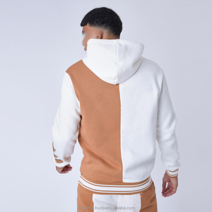 Men's Solid Printed <b>Maternity</b> Hooded Zipper Tracksuit Set-Breathable Sweat-Wicking Sportswear Two-Piece Hoodies & Sweatpants - Product Image 1