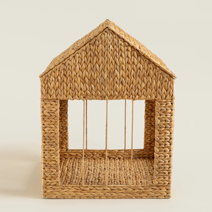 Panier de rangement pour jouets en jacinthe d'eau tressé à la main, panier de rangement écologique fabriqué au Vietnam, fournisseur B2B - Product Image 1