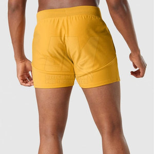 Shorts de sport pour hommes en polyester/coton, design tendance, décontractés, respirants, séchage rapide, tailles personnalisables et service OEM - Product Image 4