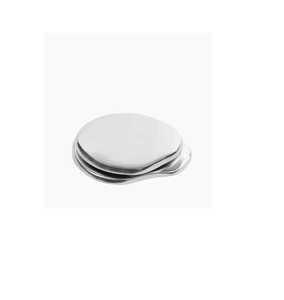 Ensemble de sous-verres en métal élégants avec un design artistique pour tasses à café, mugs à thé et verres, avec une surface durable pour une maison moderne - Product Image 1