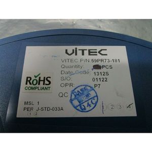 1 ล็อต จำนวน 70 ชิ้น ViTEC 59PR73-181, 101960 - อุปกรณ์และอะไหล่เซมิคอนดักเตอร์ระดับโลกที่เชื่อถือได้ที่ - Product Image 3