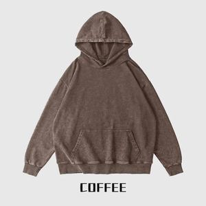 Sudadera con Capucha de Invierno Unisex Vintage con Logotipo Personalizado OEM, Lavado Ácido, para Hombre, Estilo Urbano, Bordado e Impresión, Calidad Premium, 100% Algodón - Product Image 4