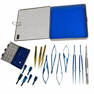 Juego de Instrumentos Básicos para Cirugía de Mano y Microcirugía Plástica, Kit Microquirúrgico con Certificación CE y Estuche de Esterilización - Product Image 1