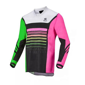 Customize Motocross Jersey <b>Pant</b> Combo Mens MX Gear Set Riding Ride <b>Black</b> Blue Dirt Bike Offroad Racing Adult - Product Image 3