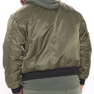 Chaqueta Bomber de Cuero PU Impermeable para Hombre, Estilo Casual Urbano, Otoño/Invierno, con Logotipo Frontal, Relleno de Plumón y el Mejor Diseño - Product Image 6