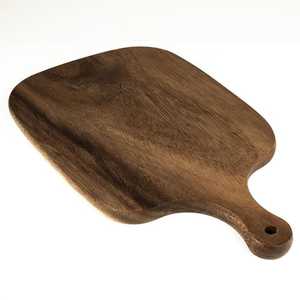 Bandeja de madera para servir pizza, tabla de cortar carne gruesa personalizada para uso de carnicero, perfecta para camping y picnics, fácil de transportar. - Product Image 6