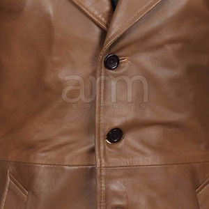 Abrigo de Cuero para Hombre, Color Sólido, Casual, Cálido, Invierno 2026, Nuevo Abrigo de Cuero de Moda para Hombre - Product Image 6