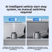 Diffuseur d'arômes pour voiture avec capteur intelligent, s'allume et s'éteint automatiquement avec le véhicule, prend en charge la personnalisation OEM